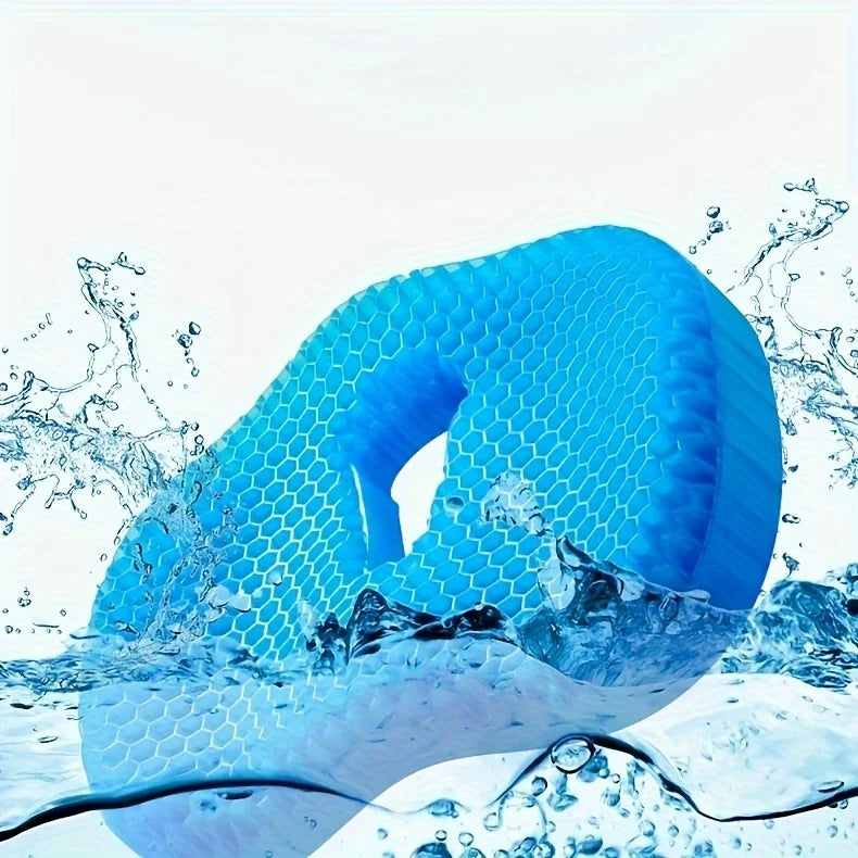 Gel U-shaped Seat Cushion,for Long Sitting Comfortable Soft Gel Seat Cushion,Multifunctional Ergonomic Fit Chair Cushion