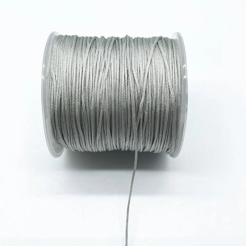 100M/Roll 0.8mm Nylon Cord Thread Chinese Knot Macrame Cord Bracelet Braided String DIY Tassels Beading Shamballa String Thread