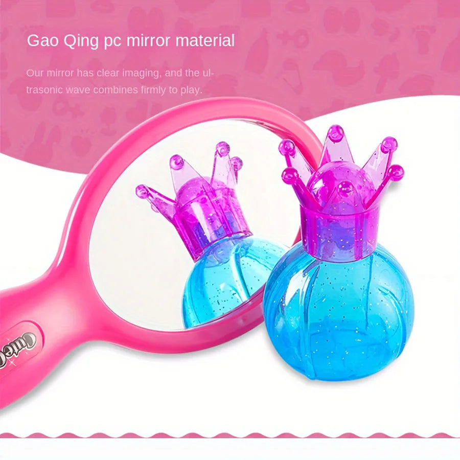 Girls' Play Hairdresser Kit with Accessories & Apron - Mixed Colors, No Plating