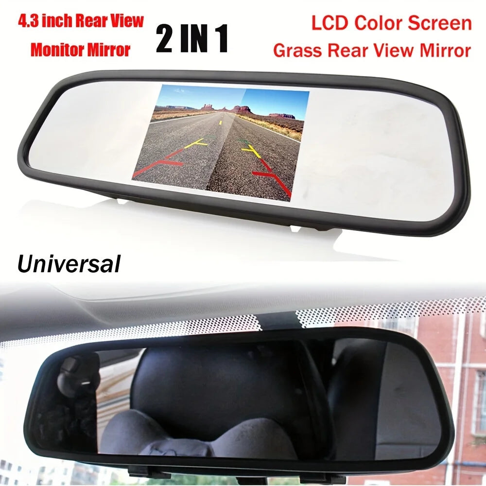Backup Camera with Monitor Back up Camera System for Car  Reverse Camera  Rear View with 4.3in Monitor Safe Parking