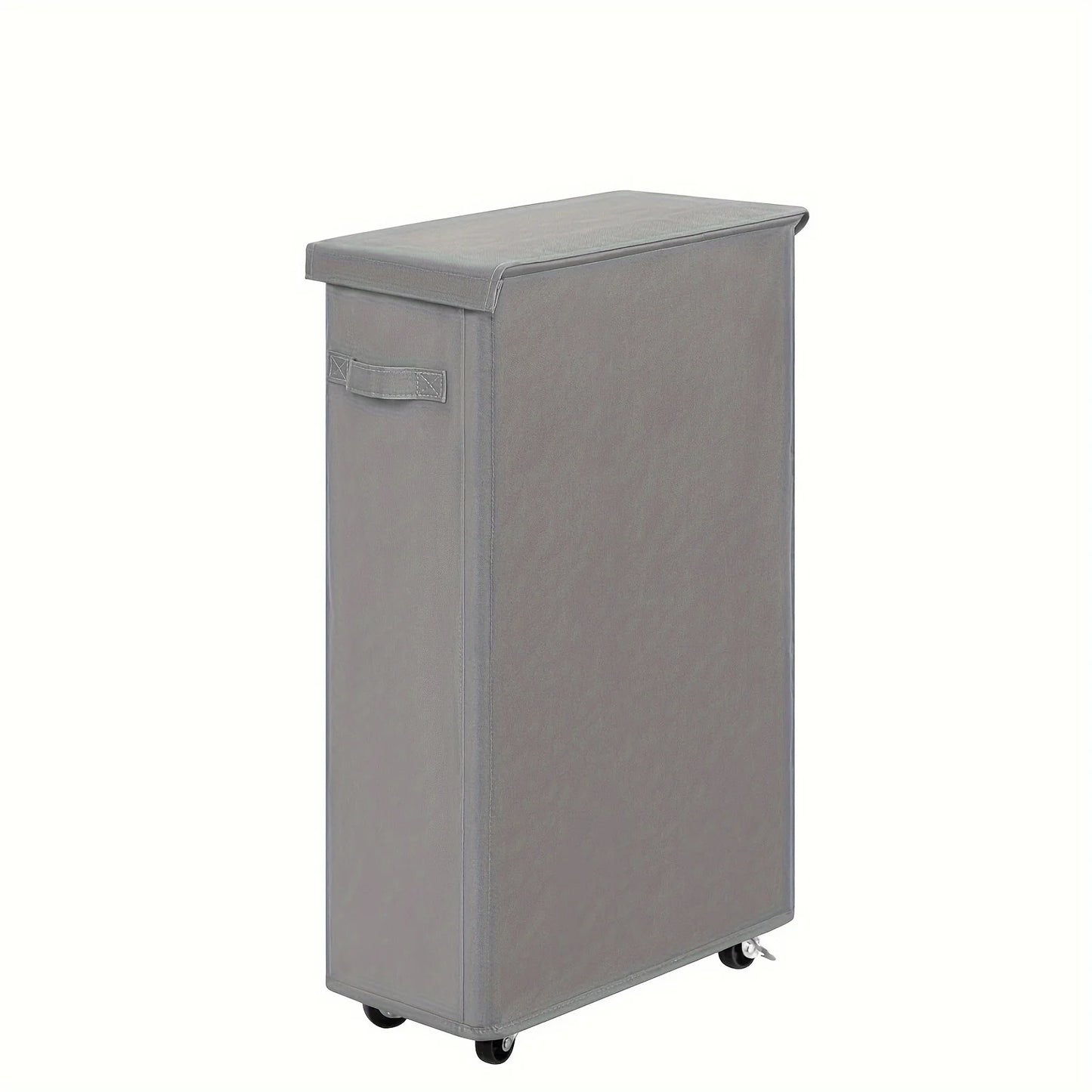 1PC Laundry Basket With Wheels And Lid,Closed Laundry Hamper,Suitable For Bedrooms,Bathtubs,Laundry,Dormitories