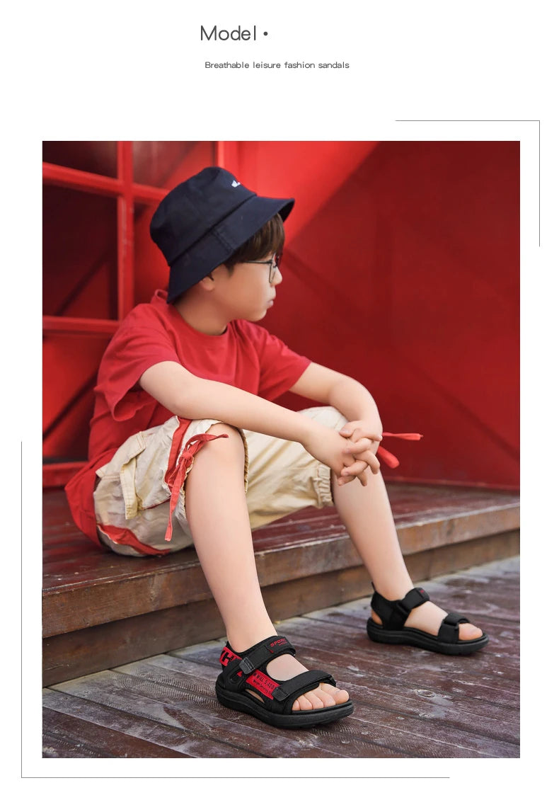Hot Sale Summer Children Sandals Fashion Sneakers Boy Girls Outdoor Beach Shoes Kids Non-Slip Footwear Sandals