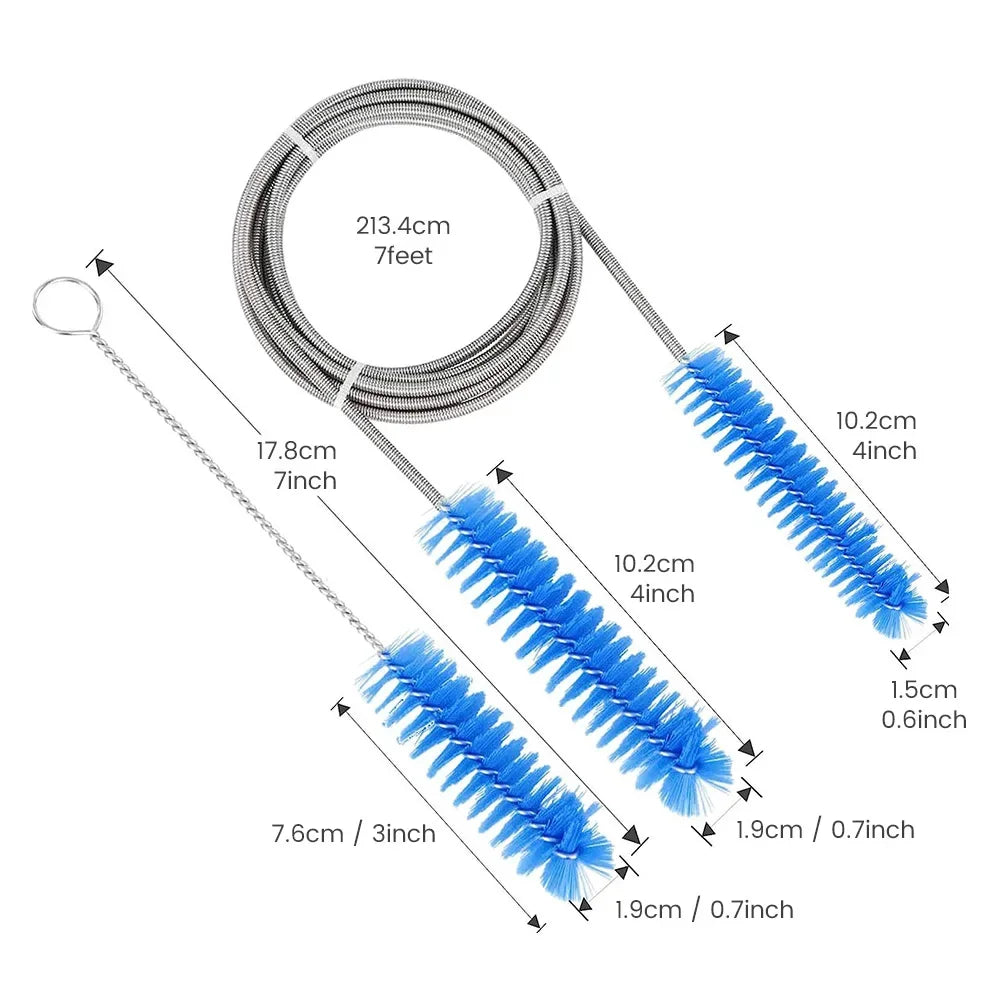 Cpap Hose and CPAP Hose Tube Hook & Hose Brush Keep Cpap Supplies Set Clean Tidy - Tube Holder Tube Flexible Cleaner Brush