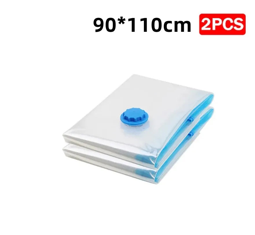Vacuum storage bag space saving bag for clothes, mattresses, blankets, duvets, pillows, quilts, travel, moving