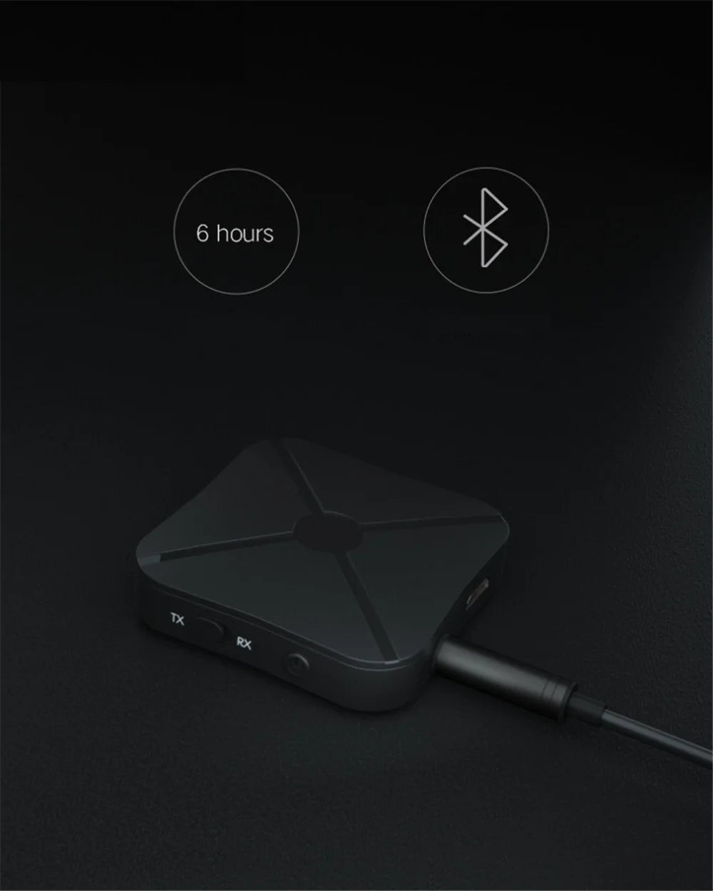 Shoumi 15 Hours Play Wireless Headset Bluetooth Television Headphone with Mic,Bluetooth Adapter Built-in Battery,for TV Computer