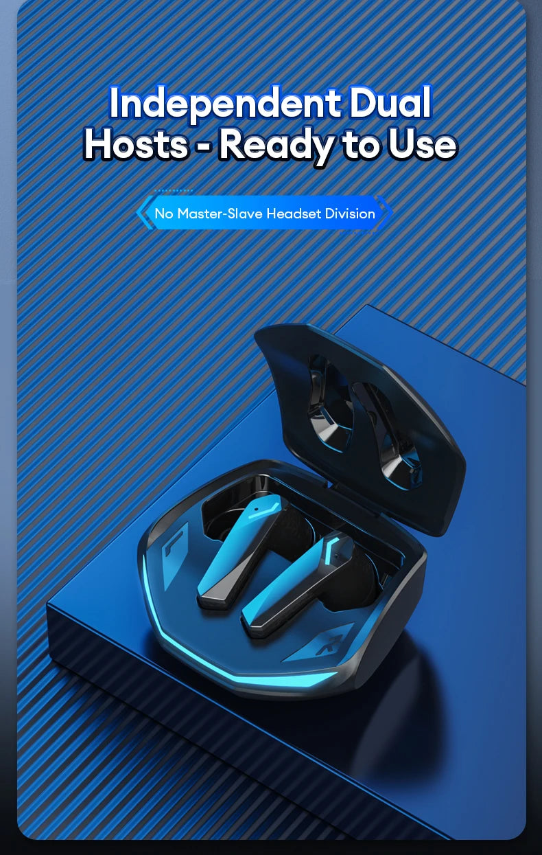 Lenovo GM2 Pro Bluetooth 5.3 Earphones Sports Headset Wireless In-Ear Gaming Low Latency Dual Mode Music Headphones New
