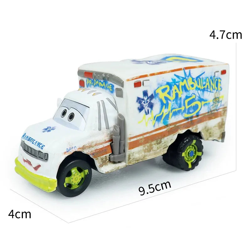 Cars Disney Pixar Cars Toy Lightning McQueen Jackson Storm Mater Sally Sheriff 1:55 Diecast Model Car Toy Children Birthday Gift