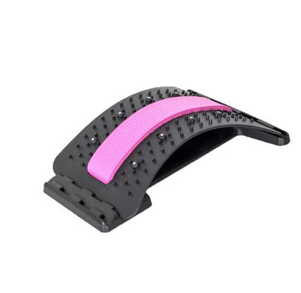 Back Support Back Stretching Device,Back Massager for Bed Chair Car,Multi-Level Lumbar Support Stretcher Spinal Muscle Pain Reli