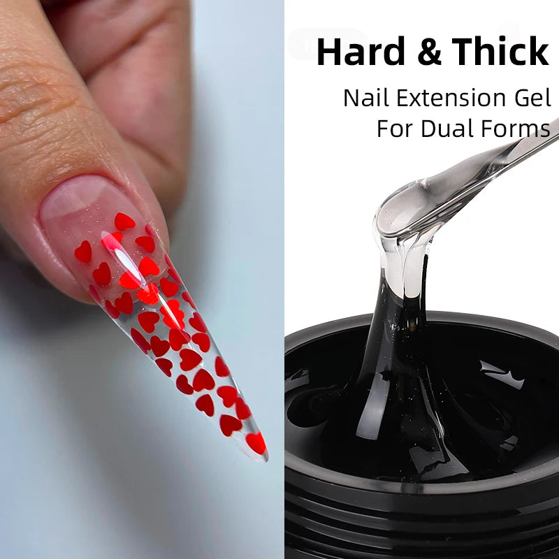 MSHARE 50ml Baby Pink Builder Nails Gel Hema Tpo Free Gel Nail Construction Self Leveling Gel for Nail Extension UV Led