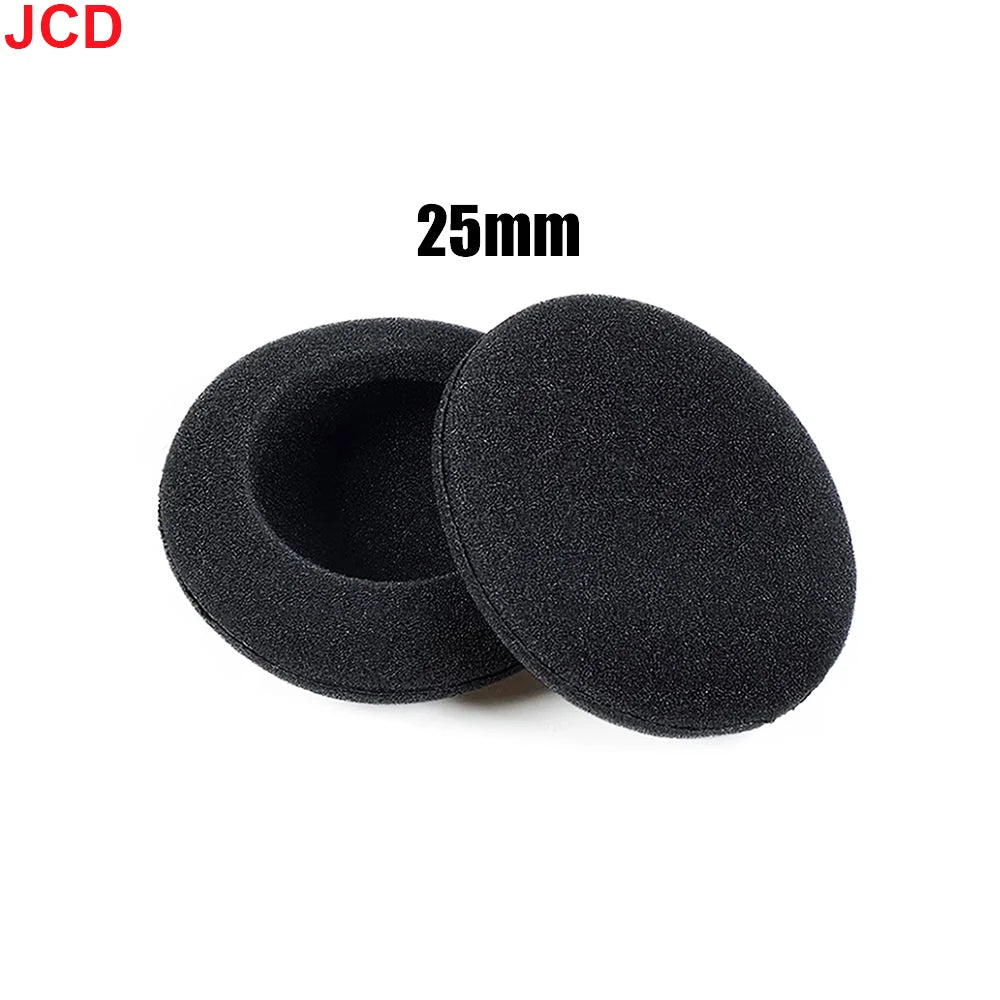 10pc Thickened Foam Ear Pads For Headphones Sponge Replacement Cushions Covers Earphones Case 35mm 40mm 50mm 55mm 60mm 70mm 75mm