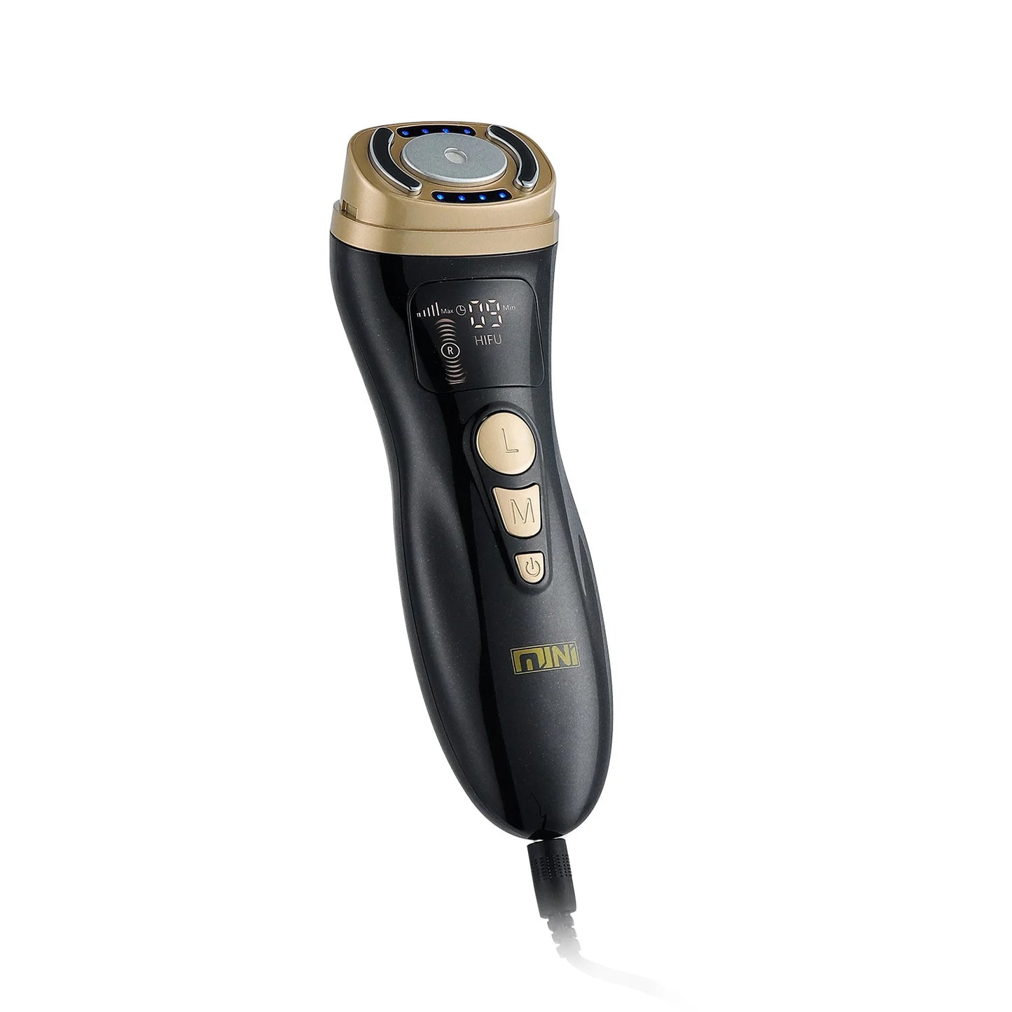 Mini HIFU Machine Ultrasonic RF EMS HIFU Facial Lifting Skin Tightening Device Face Chin Neck Eye Anti Wrinkle Massager Home Use