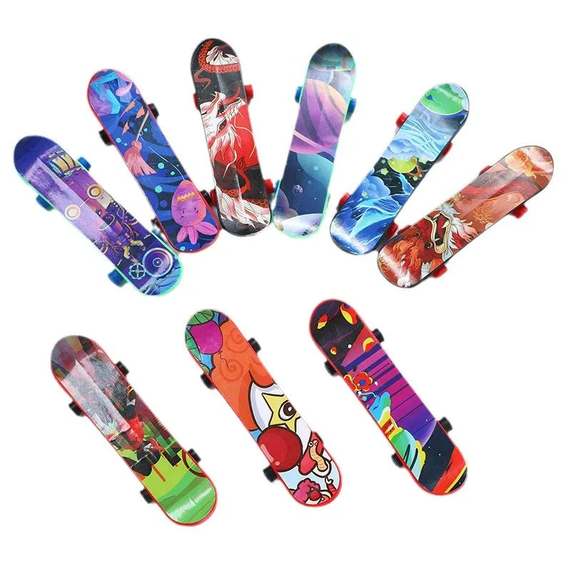 10/20Pcs Finger Skateboard Toys Creative Fingertip Fingerboards Toys for Kids Birthday Party Favors School Gift Goodies Filler