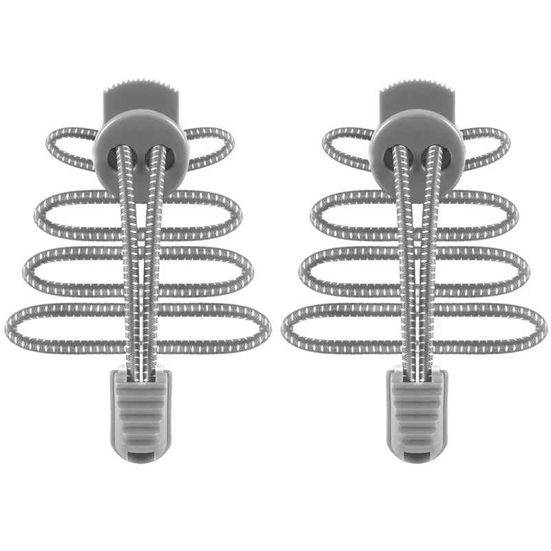 1Pair/3Pair Round Elastic Shoelace No-Tie Shoelaces for Sneakers and Casual Shoes Quick-On Quick-Off Laces