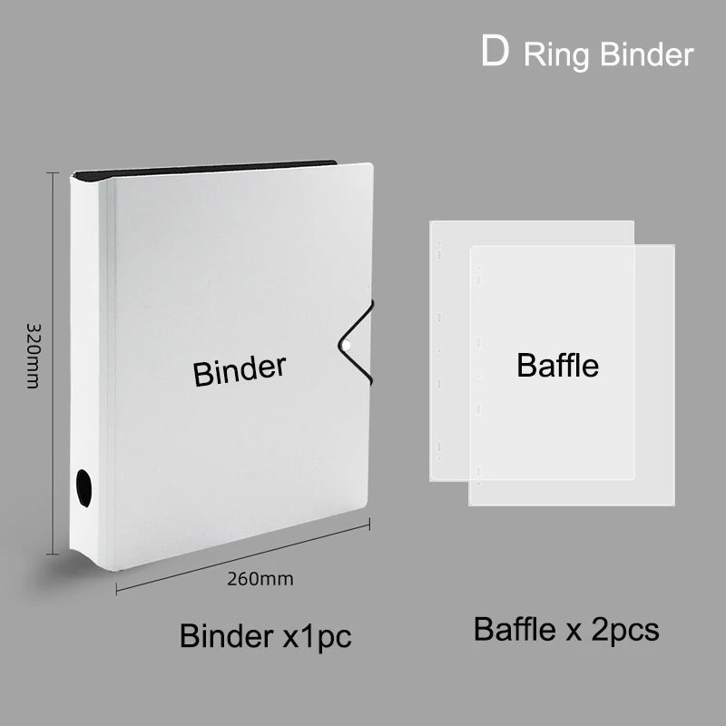 A4 Binder Photocards Holder Kpop Photo Card Page 2/3/4/9/10 Pocket Sleeves PVC Free Photo Album Refills 4x6 10x15 Pocket Sleeves
