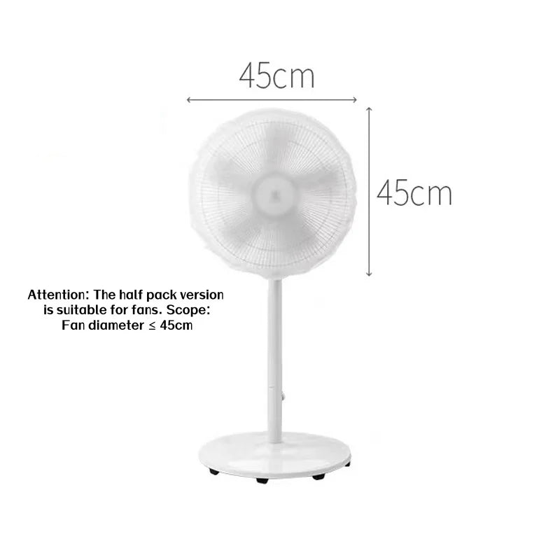 1/2Pcs Universal Fan Dust Cover Washable Household Electric Vertical Floor Fan Dustproof Covers Damp-Proof
