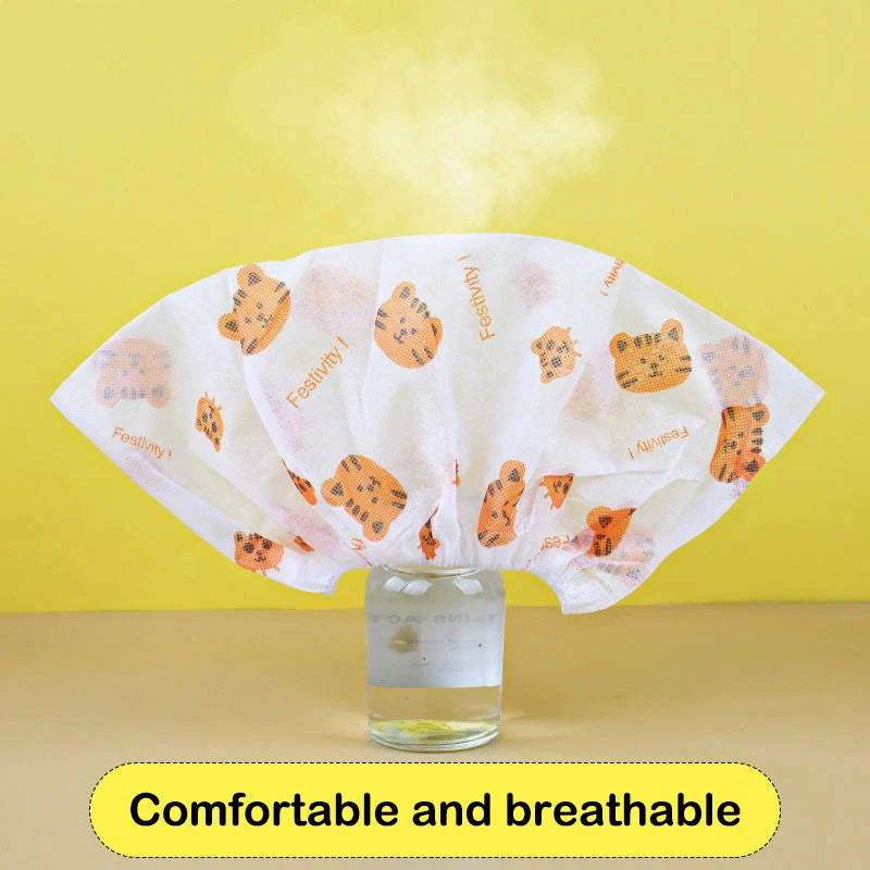 50 PCS Disposable Thickened Cartoon Shoe Covers,Home Indoor Non-slip Anti-dirty Foot Cover, Breathable Foot Covers For Shoes