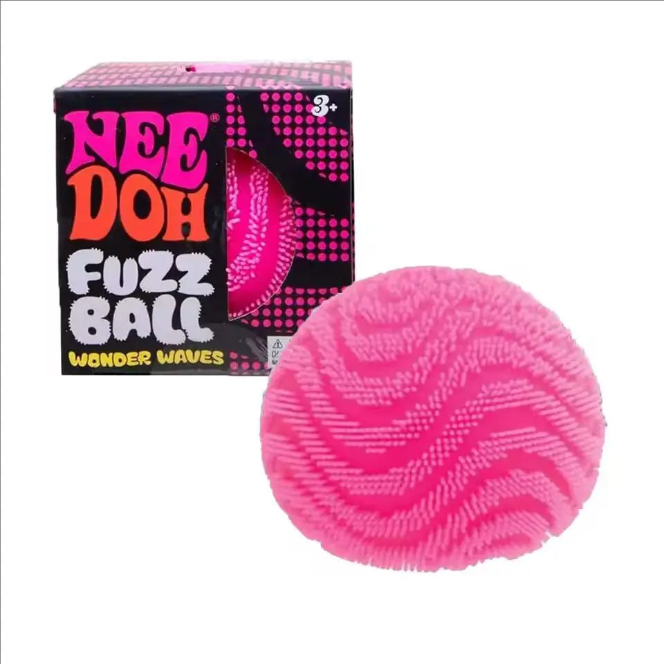 NeeDoh Fuzz Ball Blind Box Series Desktop Ornament Stress Relief Toys Suitable For People Under Pressure Fun Soft Stress Ball