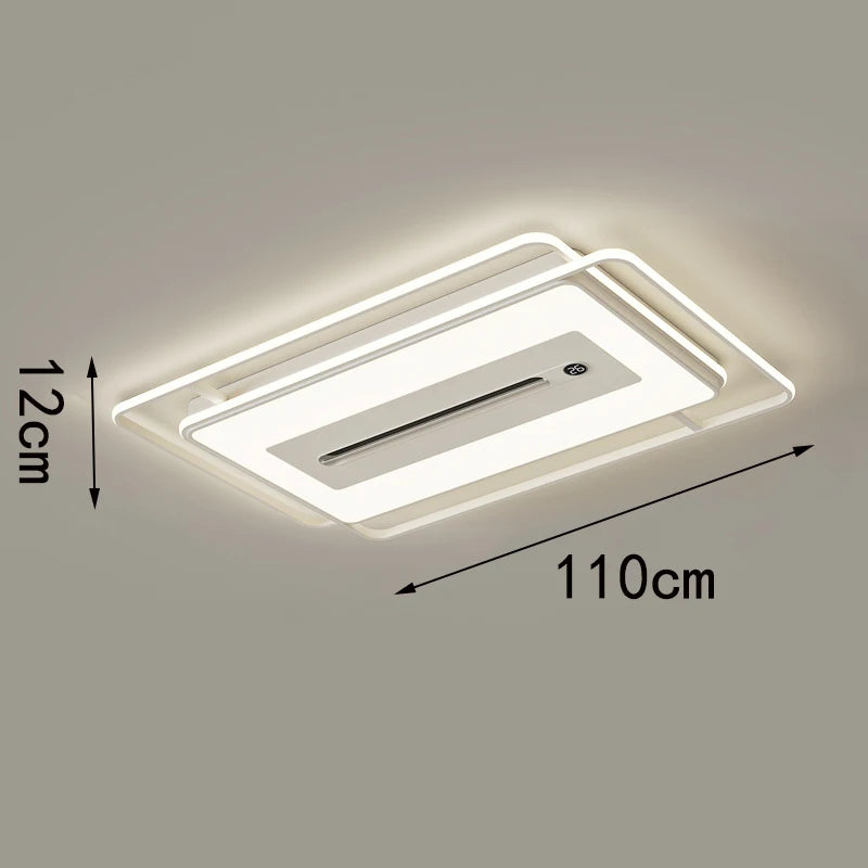 LED ultra-thin ceiling light, modern and simple living room lighting fixture, 2026 new atmospheric rectangular bedroom light