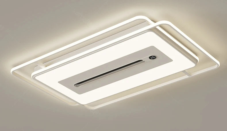 LED ultra-thin ceiling light, modern and simple living room lighting fixture, 2026 new atmospheric rectangular bedroom light