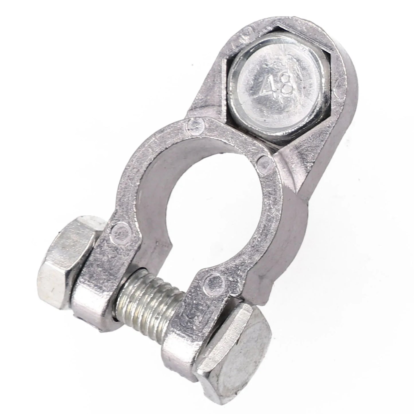 1 Pair Battery Terminal Clamp Zinc Alloy Positive & Negative Pole Auto Car Screw Connector Car Battery Terminal Clamp