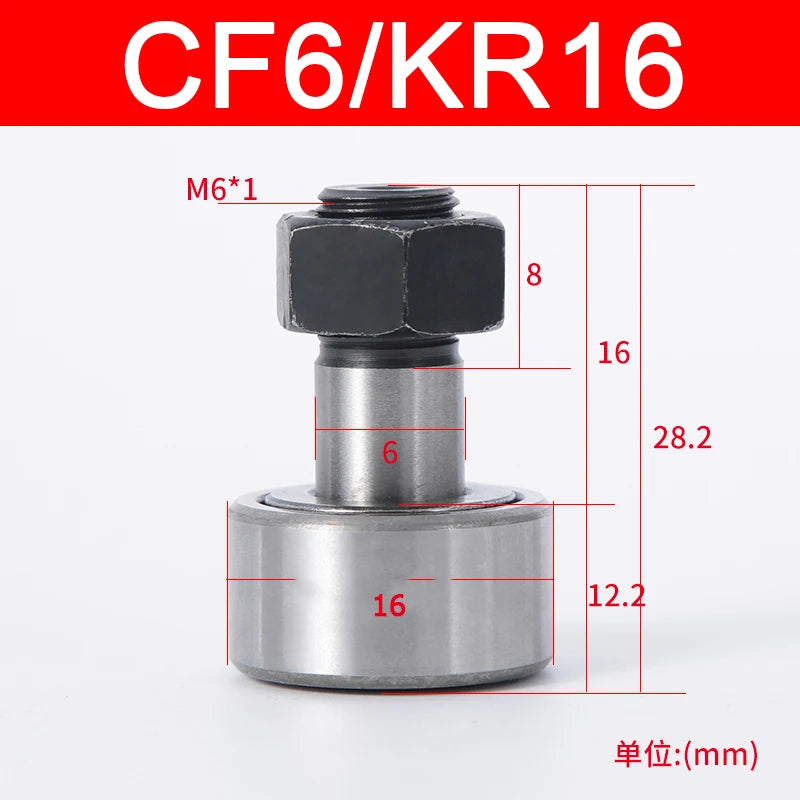 Cam Needle Roller Bearing Bolt Type CF3 CF4 CF5 CF6 CF8 CF10 CF12 CF16-CF30 KR10 KR12 KR13KR16-KR90 Wheel And Pin Bearing