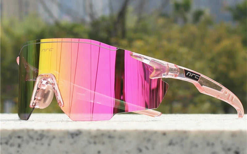 NRC Men Cycling Sunglasses UV400 TR90 Sports Bicycle Glasses MTB Mountain Bike Fishing Hiking Riding Eyewear for Women sport
