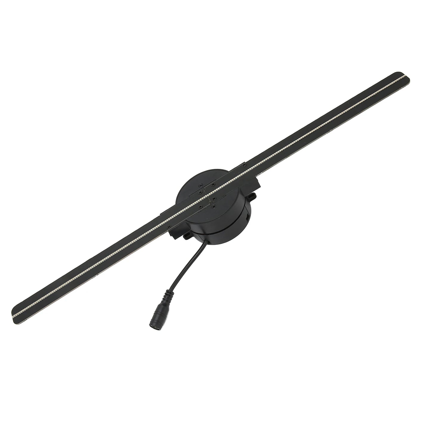 3D Hologram Fan 2 Blades 176 Degree 16.5inch 2000x224 WiFi 3D Projector with 224 LED Light Beads for Business Store Advertising