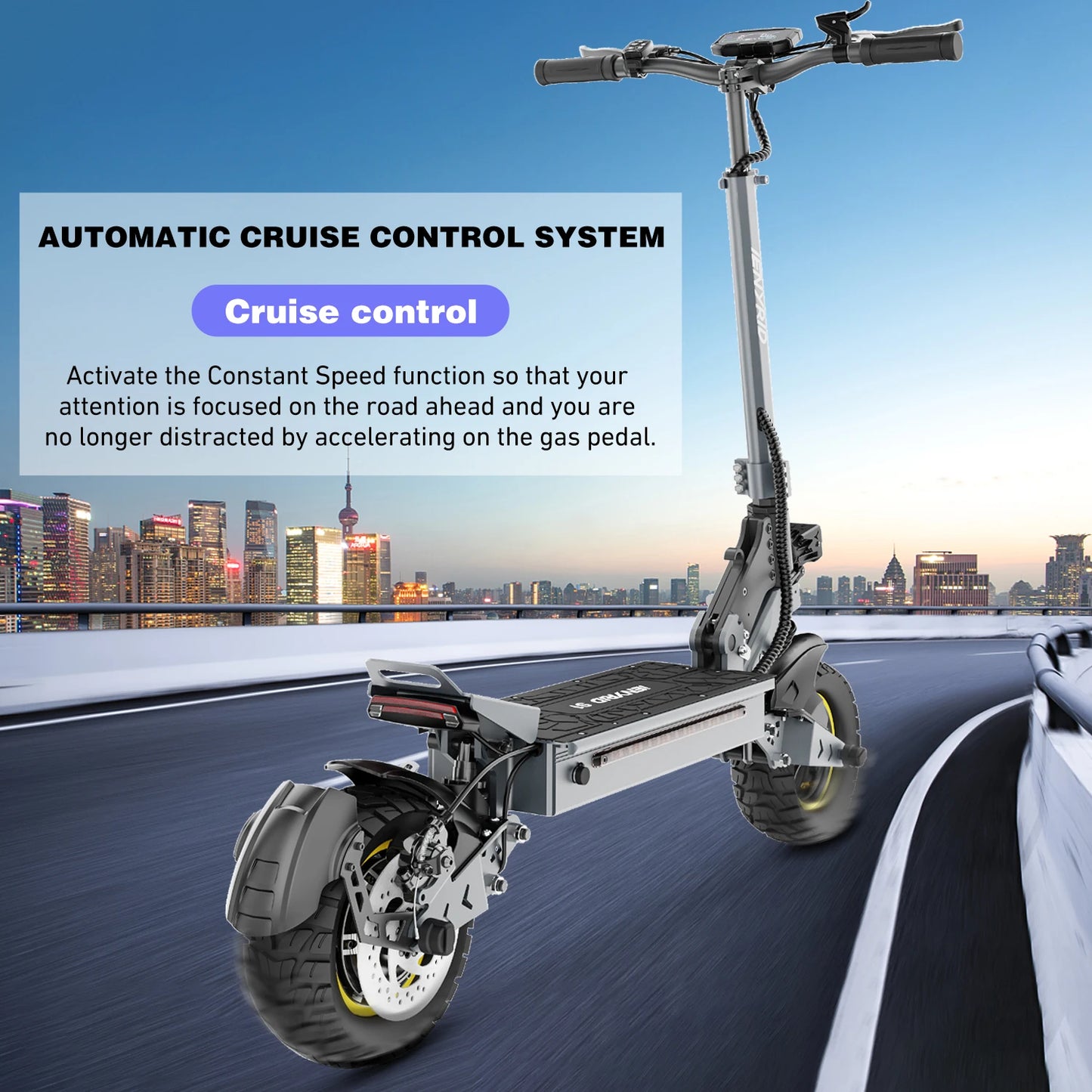 iENYRID iE-S1 Adult Electric Scooter Foldable 48V 15Ah 250W Off-Road Tire E-Mountain Scooter for Sports Entertainment Cycling
