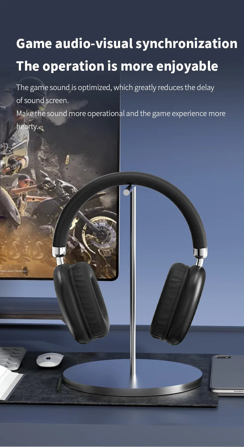 2025 NEW Air Max Bluetooth Headphones Earphone Wireless Headsets Stereo Surround Gaming Earbuds For Iphone Xiaomi Samsung Phone