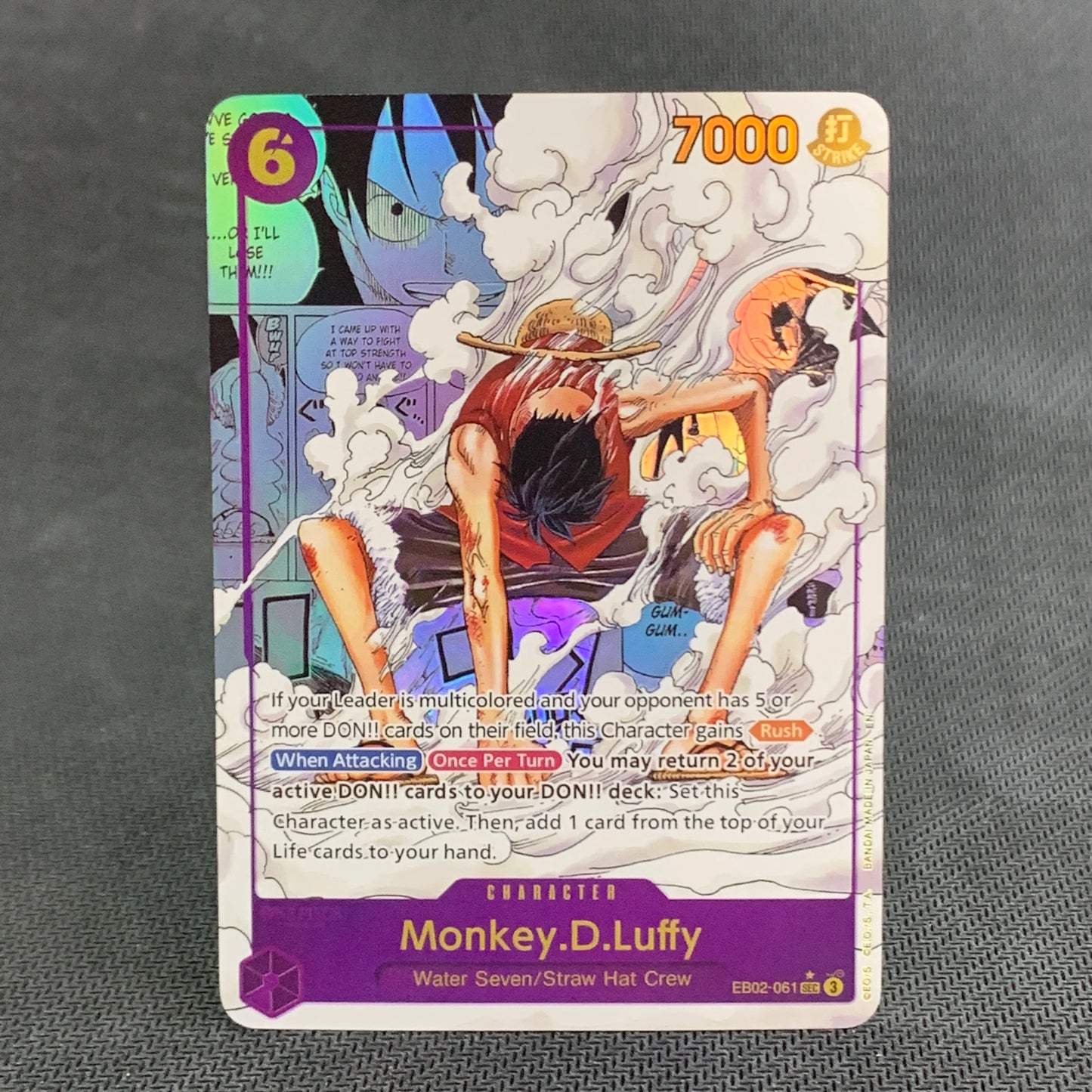 Anime Cards One Piece OPCG English Game Sanji Zoro Flampe Smoker D.Luffy(OP)  Kuzan Kid Newgate High Quality Collection Cards