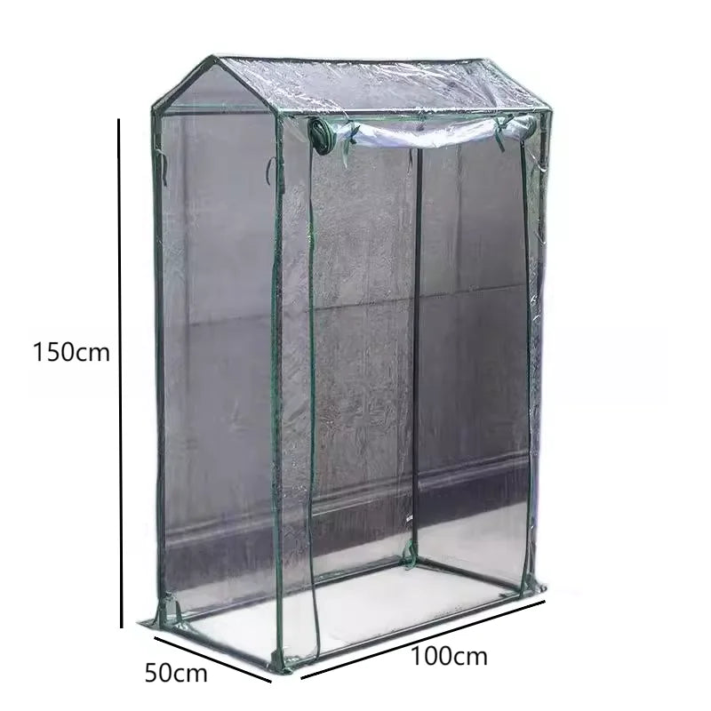 For Home Gardening Greenhouse Cover PVC Greenhouse Aluminum Foil Greenhouse Ample Growing Space Convenient Access