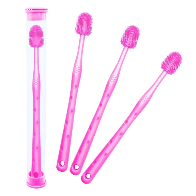 Toothbrush Silicone Dog Brush Pet Cat Toothbrush Small Dog Toothbrush Pet Teeth Cleaning Supplies