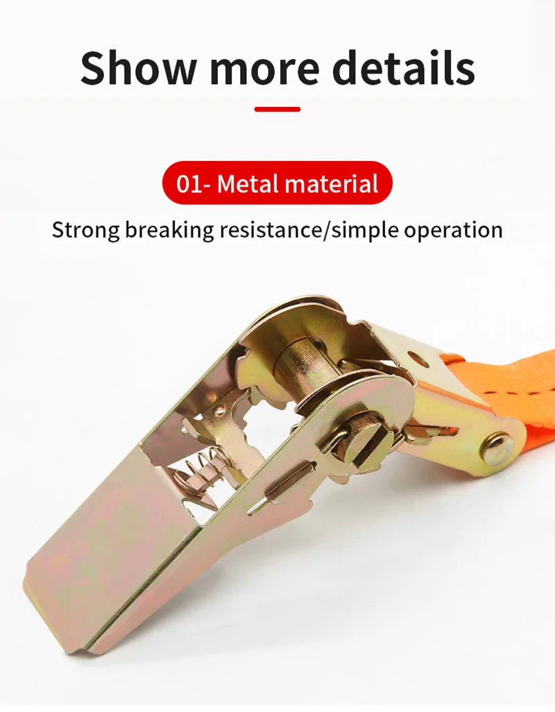 Truck Binding Belt Tensioner Small Ratchet Tensioner Self-Locking Cargo Packaging And Fixing Aircraft Belt Thickening