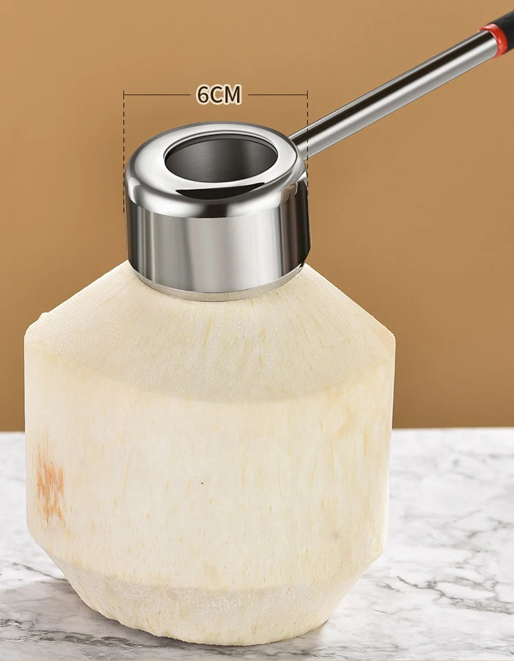 Coconut Opener Tools Creative Dual-purpose Hand Hole Puncher Hammer Coconut Breaker Kitchen Gadgets for Fresh Coconut Wate