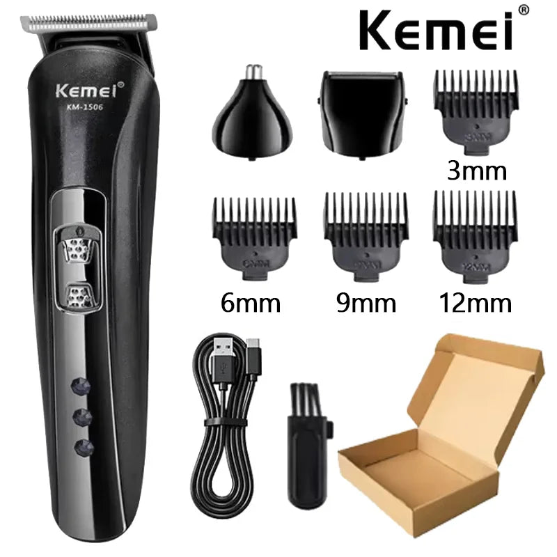 Kemei Hair Clipper Km-809A Km-1506 Km-1102 Profession Hair Trimmer Electric Beard Trimmer for Men's Hair Cutter Machine
