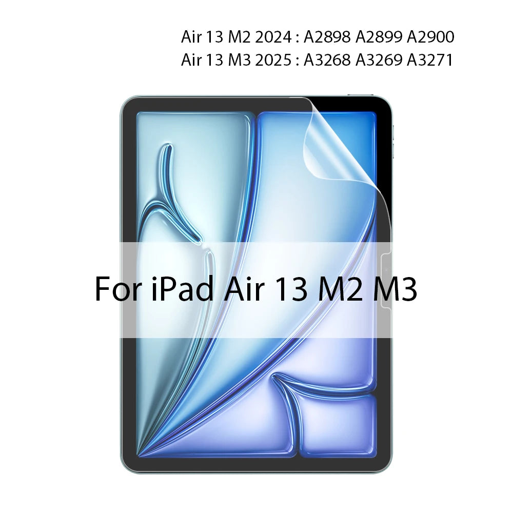 Matte Screen Protector For iPad A16 Pro 13 11th M4 M5 12.9 Air 11 M2 M3 5 4 3 10 9 9th 10th Generation Mini 6 7 Like Paper Film