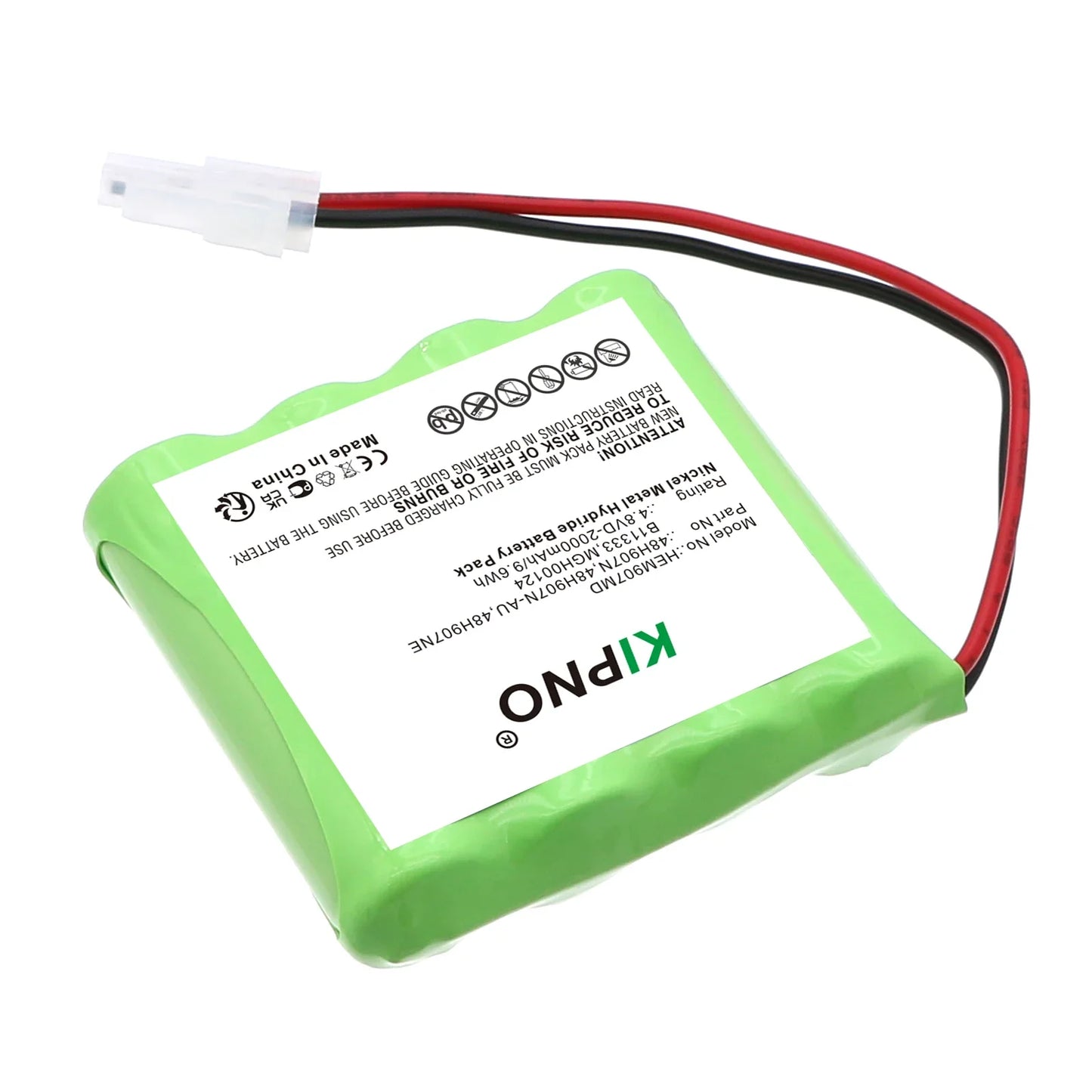 2000mAh 4.8V 9.60Wh Medical Ni-MH Battery for OMRON 48H907NE 48H907N 48H907N-AU MGH00124 B11333 HEM-907 HEM-907XL HEM-907-PBAT
