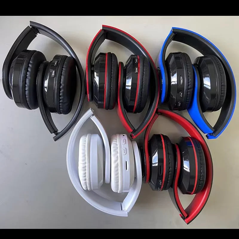 B39 Bluetooth Headset Foldable Headphones HiFi Stereo Earphone With Mic Support SD Card FM For Xiaomi Iphone Sumsamg Phone