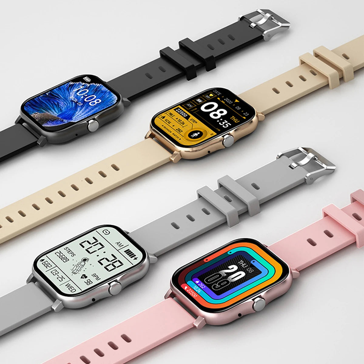 1.83'' Waterproof Smart Watch with Message Answer Call Sleep Monitoring Sports Pedometer Information Alerts For iPhone Android