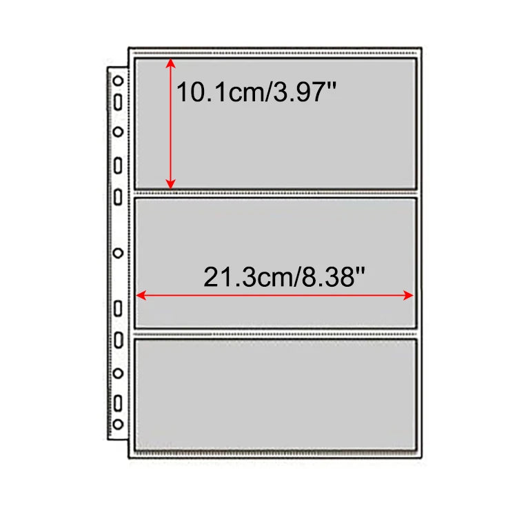 A4 Binder Photocards Holder Kpop Photo Card Page 2/3/4/9/10 Pocket Sleeves PVC Free Photo Album Refills 4x6 10x15 Pocket Sleeves