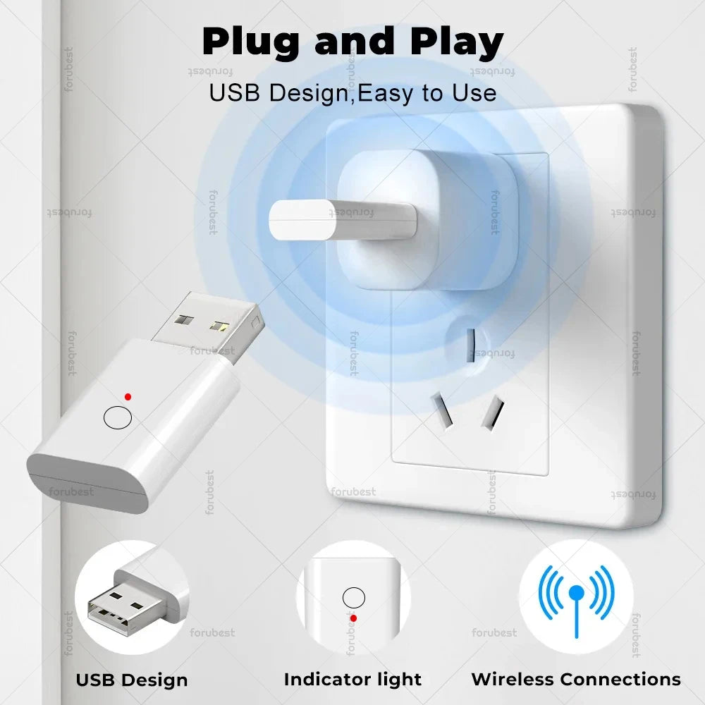 Mini ZigBee 3.0 Signal Repeater USB Signal Amplifier Extender For Gateway Smart Home Devices Automation Support Tuya Smart Life