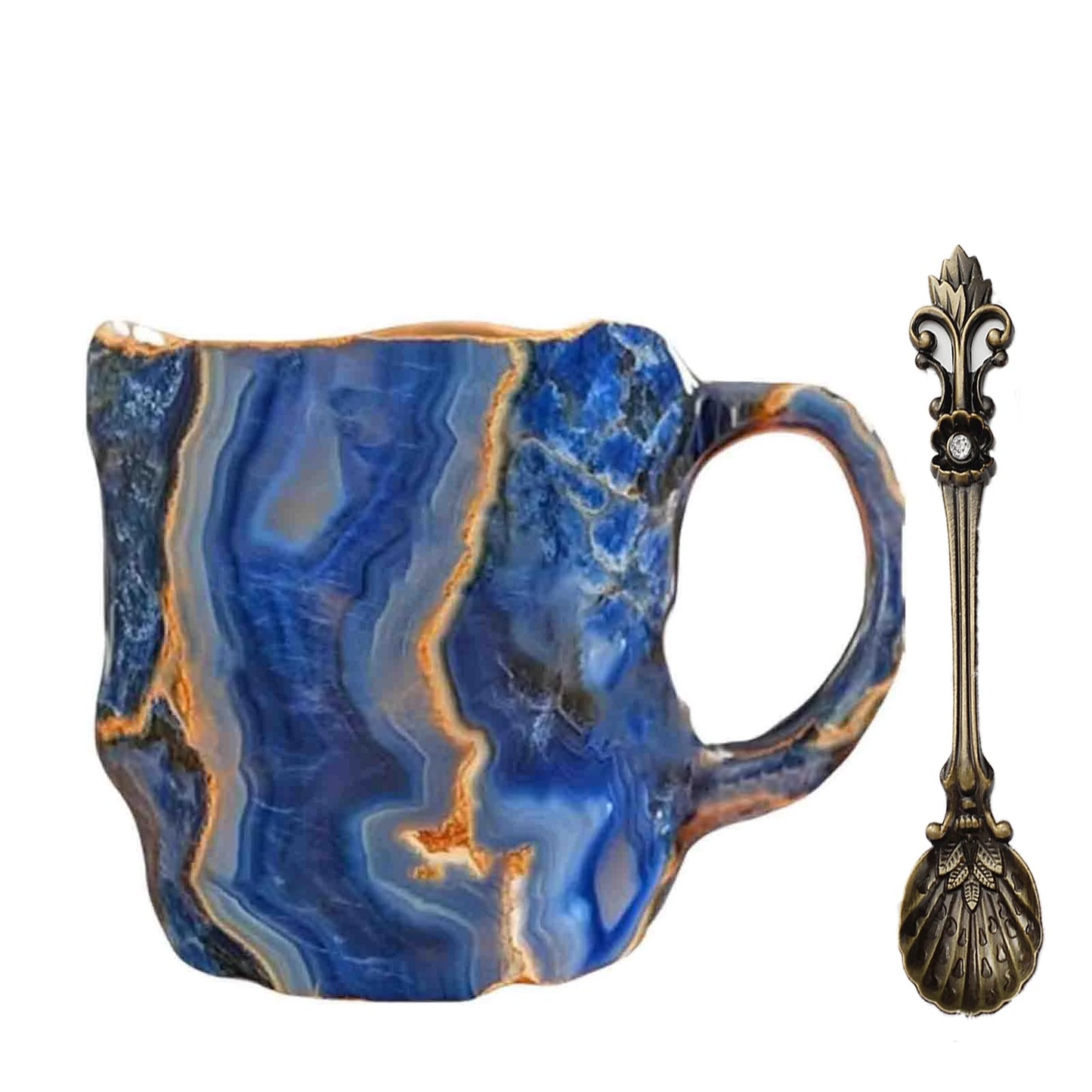 Mineral Crystal Coffee Mug 2025  New Multi-Colored Elegant Crystal Christmas Mugs Gift for Home and Office kitchen Supplies
