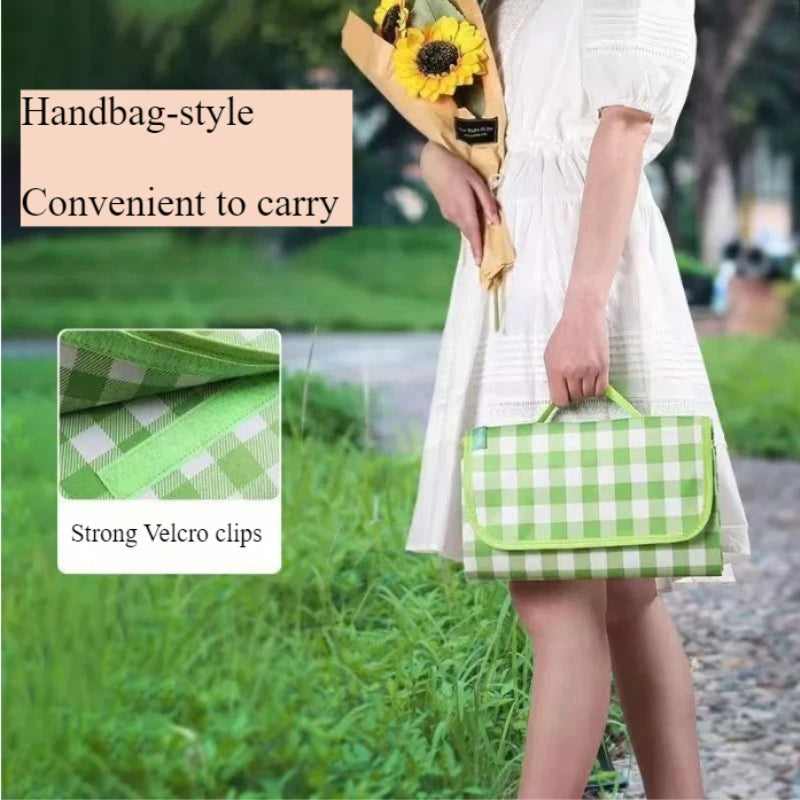 Picnic Mat - Foldable - for Spring Outings, Picnics, Beach Camping - Waterproof and Moisture-proof - Ground Mat - Picnic Cloth