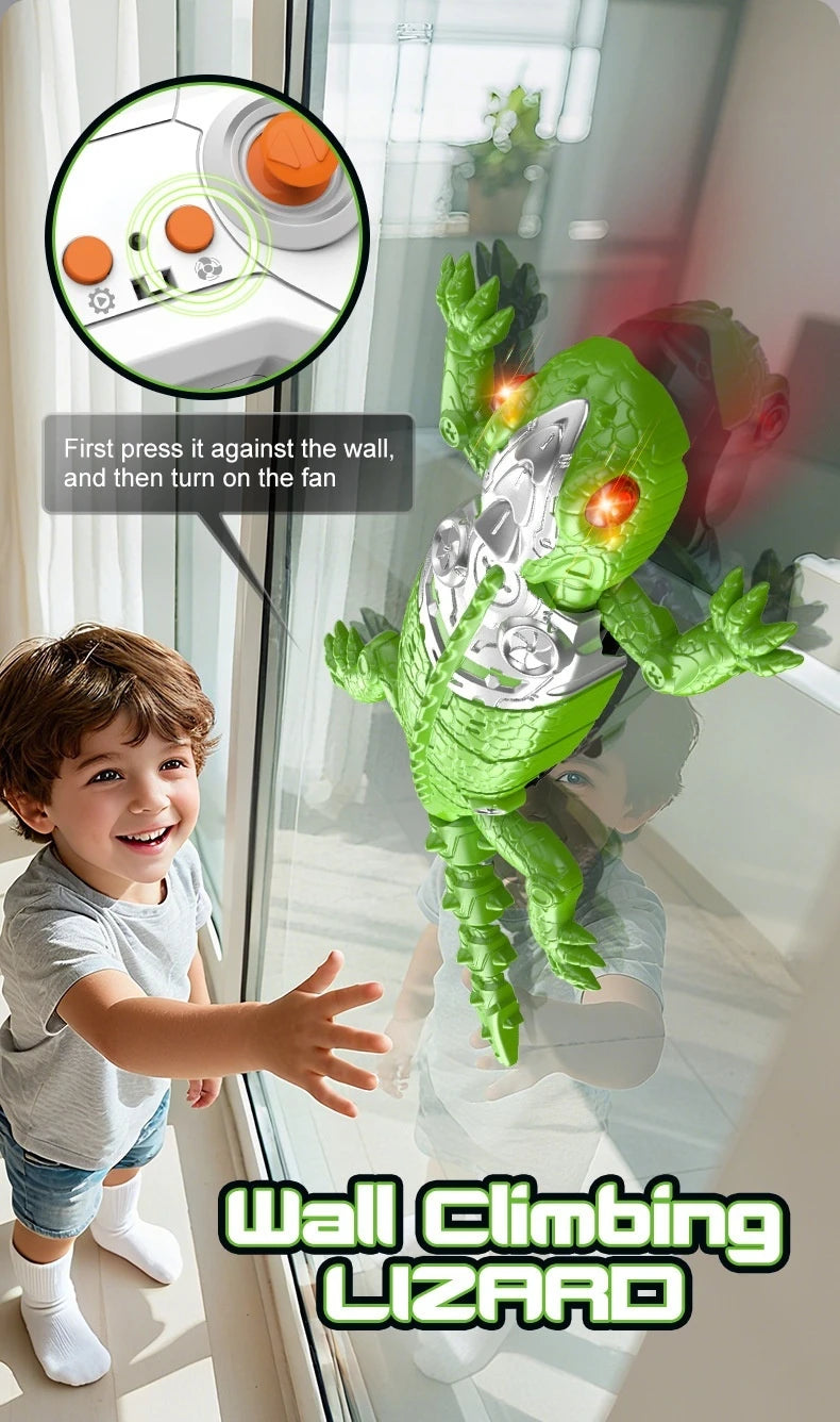 RC Biomimetic Wall Climbing Toy Electric Simulation Lizard Gecko Spider Cockroach Mechanical Animal Remote Control 360 Rotation