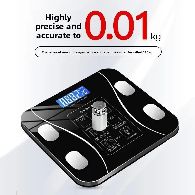 New USB Body Fat Scale,Intelligent and Precise Home Fat Scale,Adult Body Scale,Small Electronic Scale, Weighing Scale Body Scale