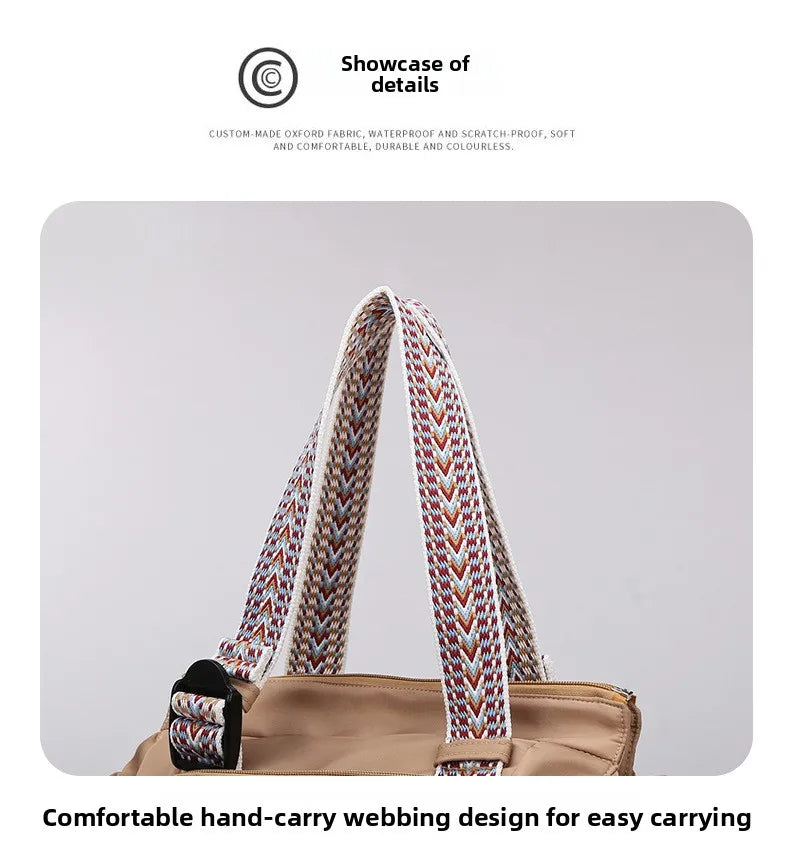 3-in-1 Mommy Bag Baby Diaper Bags Multifunctional Women's Tote Backpack Travel Duffel Airport Bags Foldable Gym Bag