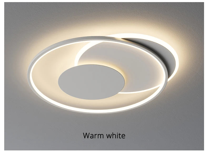 Modern Nordic Led Ceiling Light Square Minimalist Lamps for Kitchen Living Dining  Room Art Home Decoration Chandelier