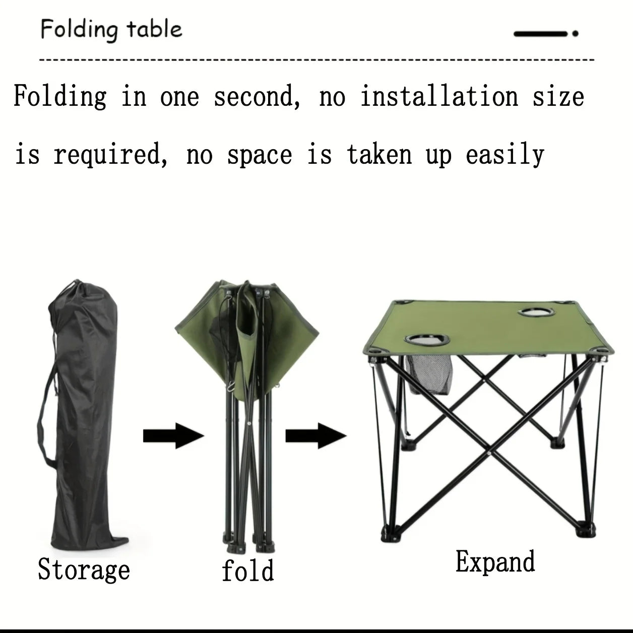Portable Foldable Beach Table Hollow Edge Cloth Dining Table Waterproof Outdoor Camping Picnic Desk for Sand Garden