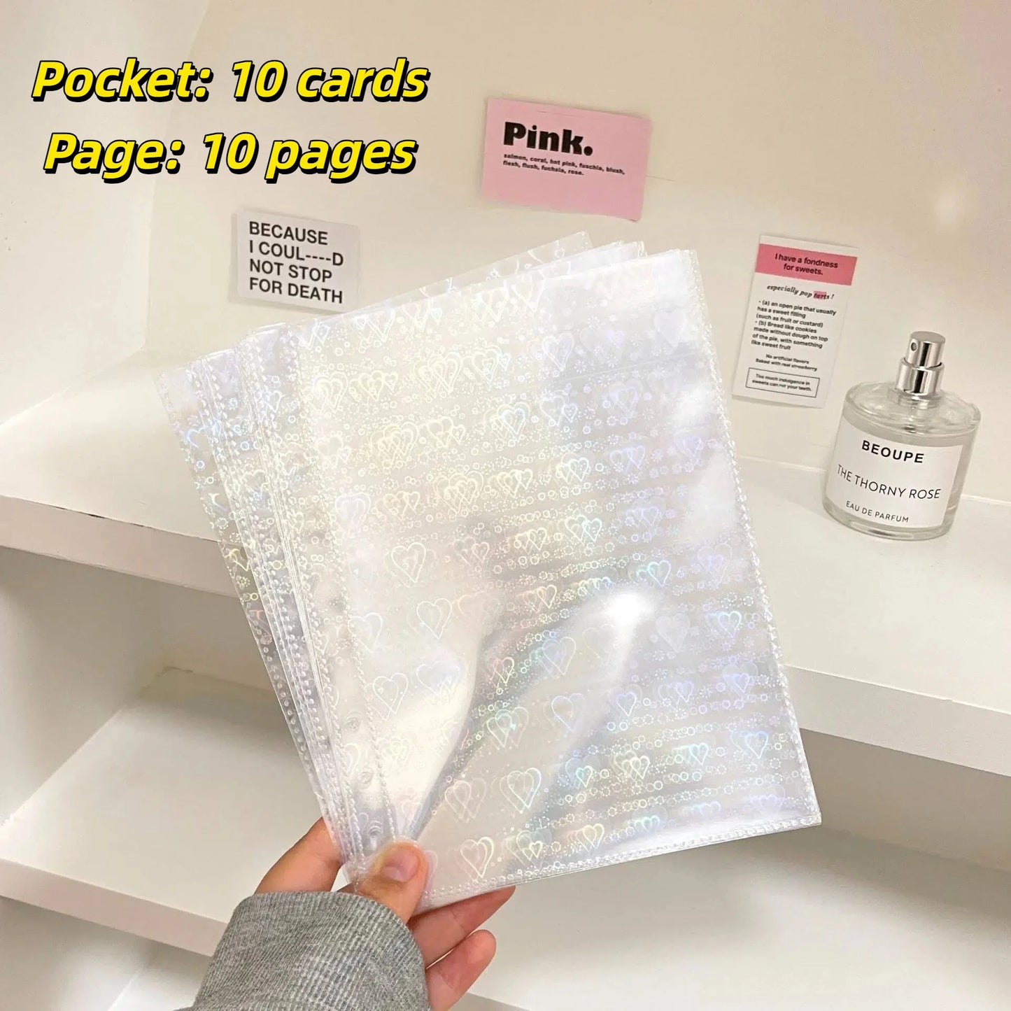 A5 Binder Photocards Cover Kpop Loose-leaf Collect Book Photo Cards Album Storage Book Stationery Birthday Gifts 포토카드 바인더