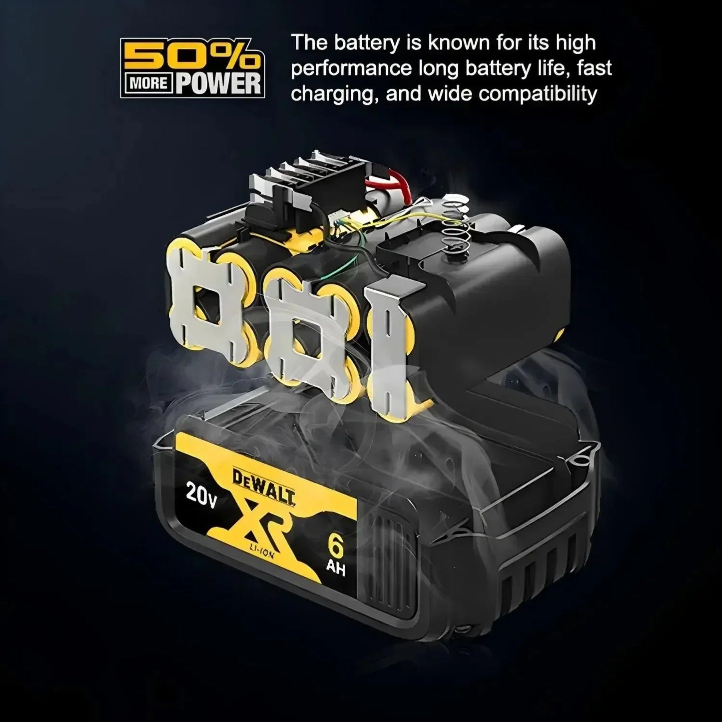 DeWALT Original Battery 20V/60V 6Ah 9Ah MAX FlexVolt for DCB606 DCB205 DCB206 DCB209 DCB182 Power Tool